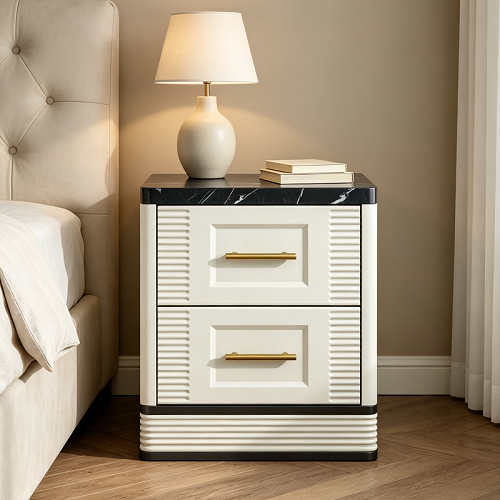 2 Drawer Farmhouse Dresser, rustic wood finish