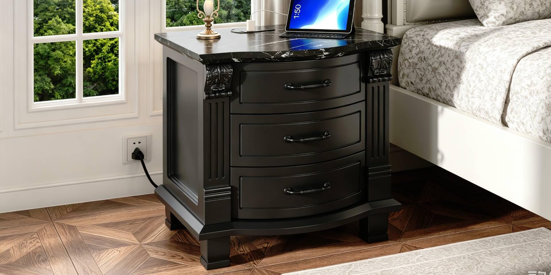 Mahogany dresser size and colour options